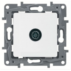 Розетка 1-я TV "звезда"скрытой установки без рамки белый Legrand 672251