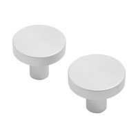 Ручка мебельная АР2401 хром белый StahlBuro (2шт/уп) (16792)