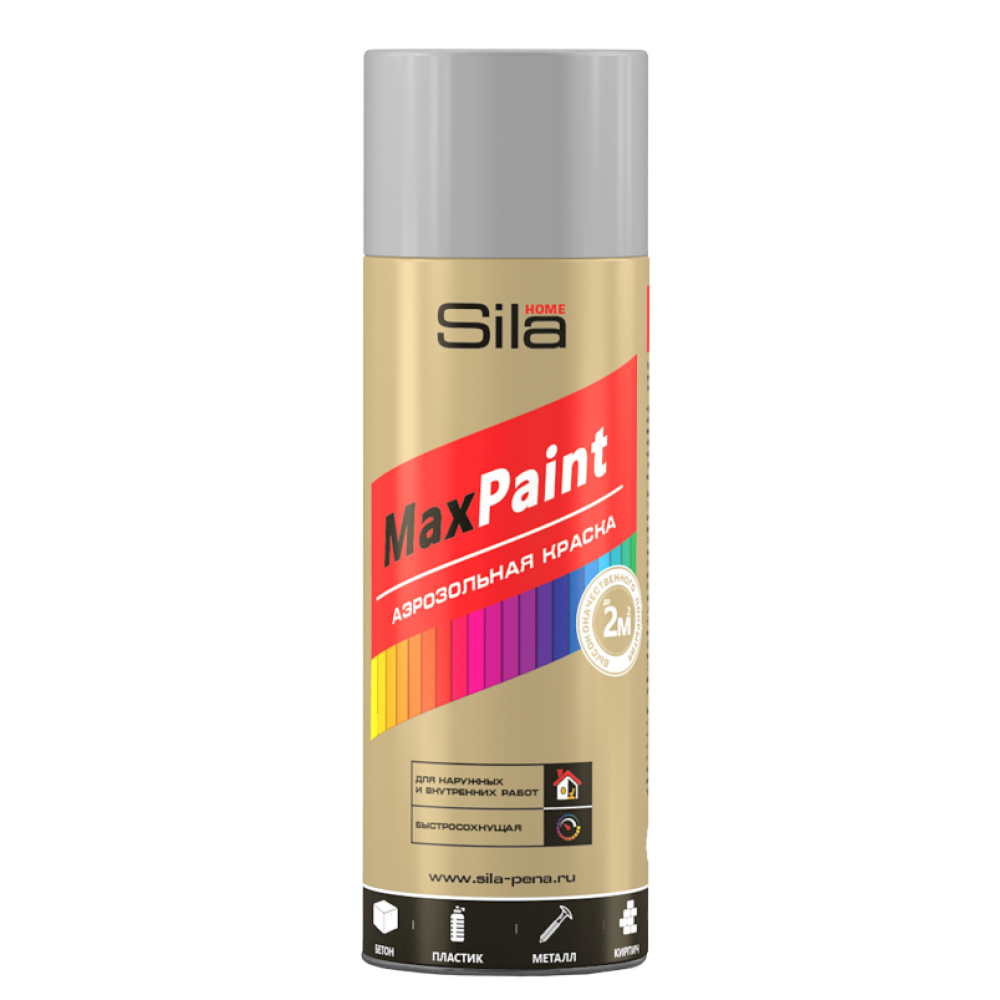 Грунт спрей Белый Sila Home Max Paint, 520 мл 
