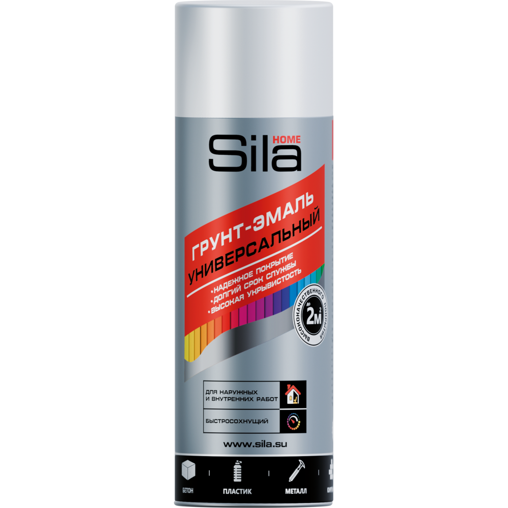 Грунт спрей Белый Sila Home Max Paint, 520 мл 