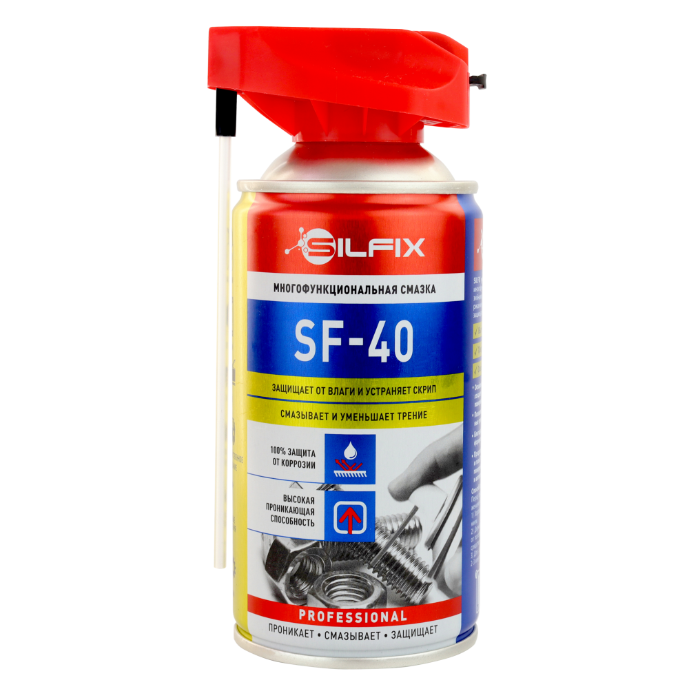 Смазка проникающая многофункциональная SF-40 SILFIX 400мл аэрозоль