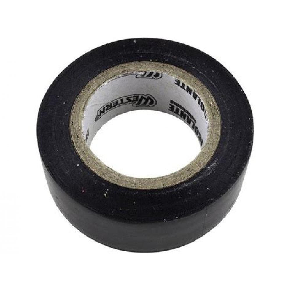 Изолента (0,13mm x 19mm x 10м) самозатухающая черная 11002