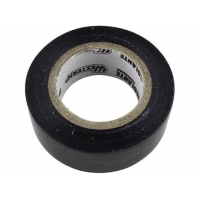 Изолента (0,13mm x 19mm x 10м) самозатухающая черная 11002