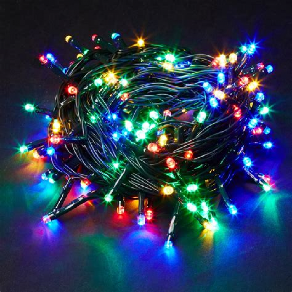 Гирлянда для дома 7.5м 80 ламп LED зелёный пров. 8 реж. IP-20 Фиолетовый 183-820 