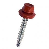 Саморез кровельный 4,8*19 RAL 3011 Красный (уп. 50штук) 