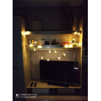 Гирлянда для дома Снежинка на батарейках 2,0 м 20 ламп LED IP-20 Белый 183-0131