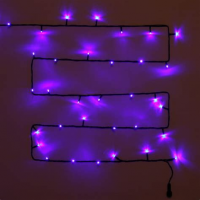 Гирлянда для улицы 20м 240 ламп LED черн. пров. 8 реж. IP-54 Белый 183-540 