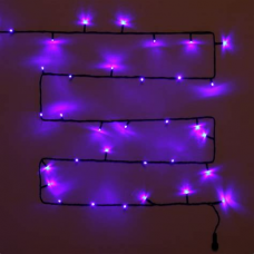 Гирлянда для улицы 20м 240 ламп LED черн. пров. 8 реж. IP-54 Белый 183-540 