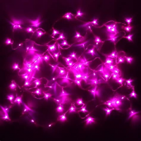 Гирлянда для улицы 20м 240 ламп LED черн. пров. 8 реж. IP-54 Синий 183-543