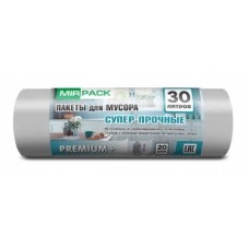 Мешки для мусора    30л. 20шт. 50х60см,20мкм серые "PREMIUM" (24) 3020105