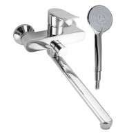 Смеситель для ванны Consul силумин длинный излив (3170)