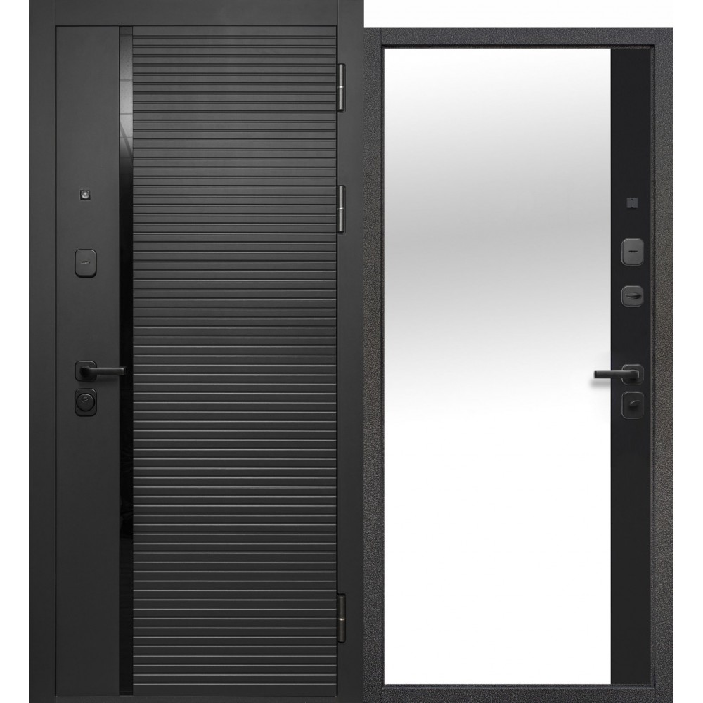 Дверь метал. Гарда Серебро Бетон снежный 2050*960мм правая  