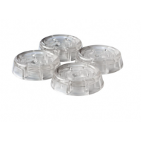 Подставки антивибрационные для бытовой техники ИТА 60*60*18мм прозрачные круглые (уп.4шт)