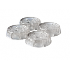 Подставки антивибрационные для бытовой техники ИТА 60*60*18мм прозрачные круглые (уп.4шт)
