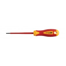 Отвертка диэлектрическая SL4*100мм, до 1000В HT1S904