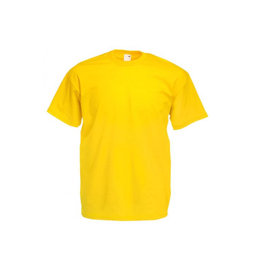 Футболка х/б желтая (XL(52)) ФУТ501-510