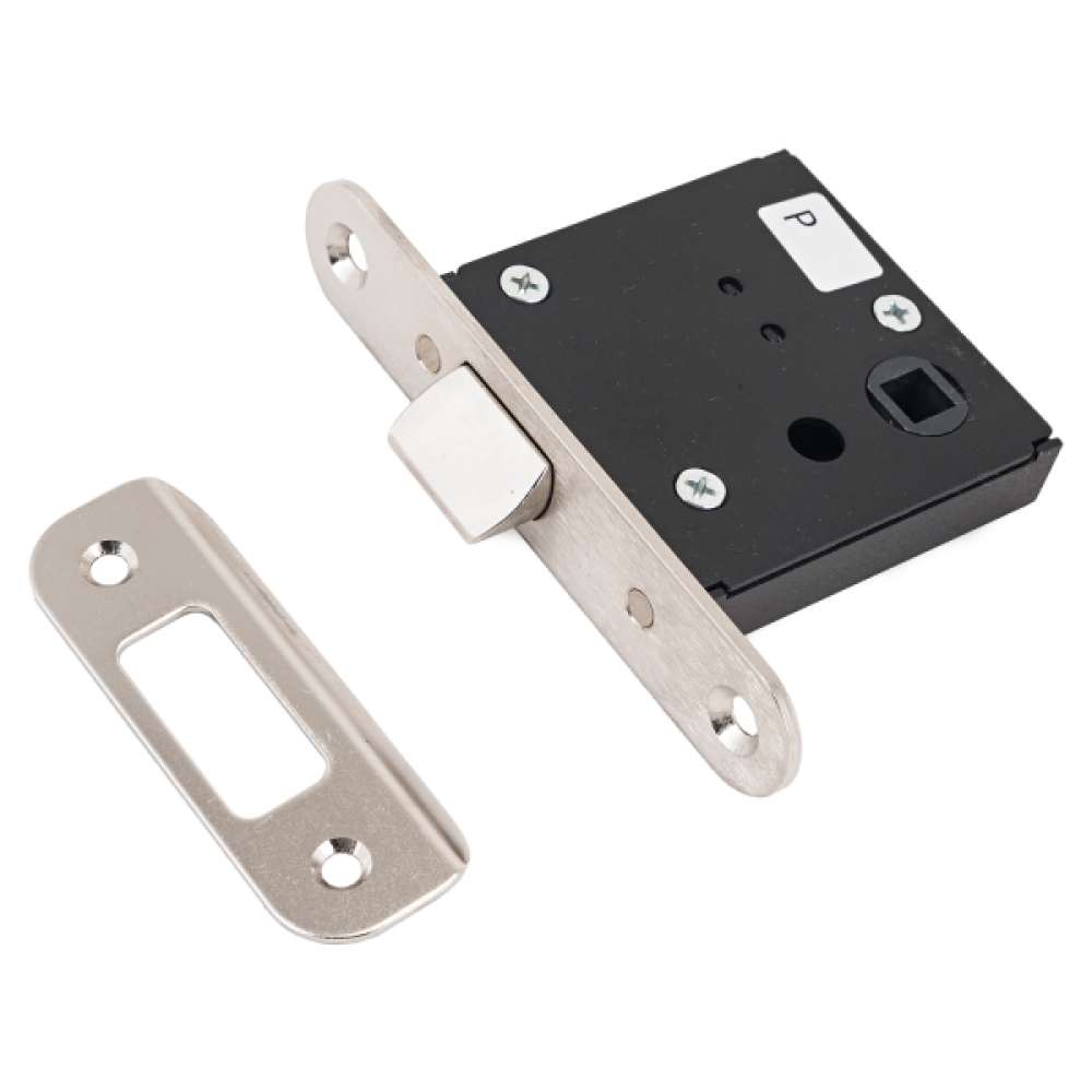 Защелка дверная ЗЩ1-3 8х8мм левая никель (9209) Защелка дверная ЗЩ1-3 8х8мм левая никель (9209)