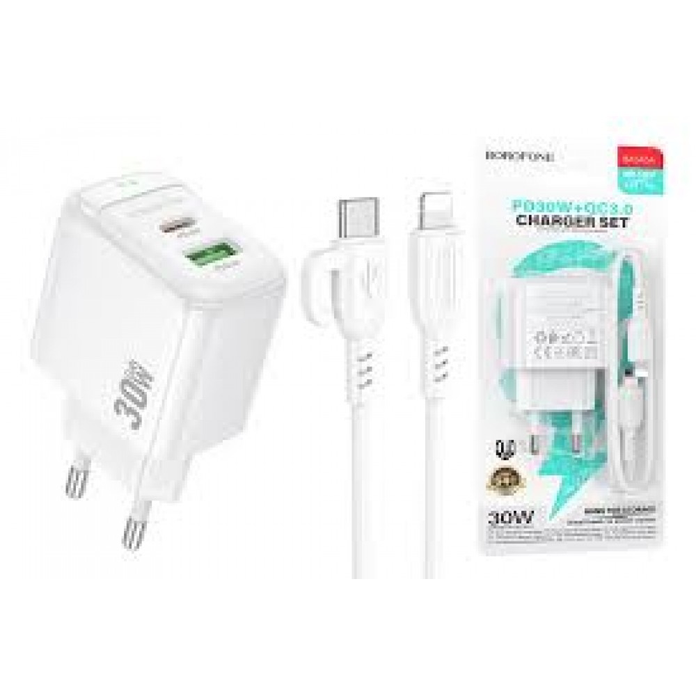 Сетевое зарядное устройство  Type-C to Lightning BAS45A