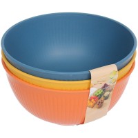 Салатник пластиковый 700мл набор 3 шт 312-1534