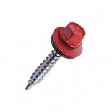 Саморез кровельный 4,8*35 RAL 3011 Красный (уп. 50штук) 