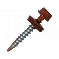 Саморез кровельный 4,8*35 RAL 8004 Керамика (уп. 50штук)