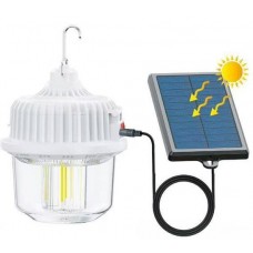 Лампа кемпинговая с аккумулятором на солнечной энергии 100W