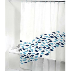 Шторка для ванной 180*180 полиэстэр однотонная СВЕТЛО БЕЖЕВАЯ 03-17