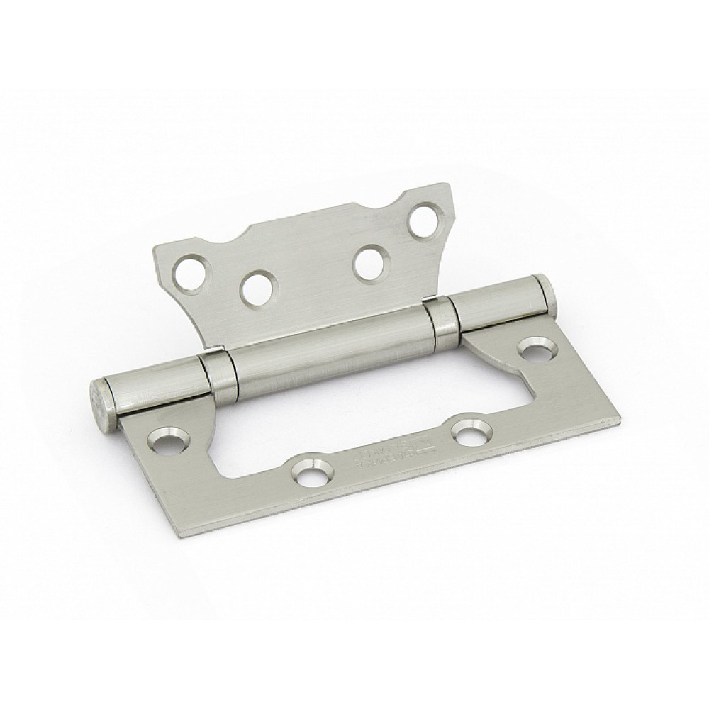 Петля накладная  универ.800-4 SN E-2BB-100SN 100х75х2,5 без колпачка (мат.хром/никель)109563/101778