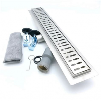 Трап для душевой линейный 350мм х 70мм нерж TIM ХХХ