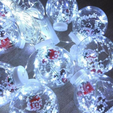 Гирлянда золотые металлические шары светодиодная сетка ярко-золотая GOLD 4 АКЦИЯ 10%