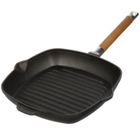 Сковорода чугунная квадратная 280х40 мм, литая ручка