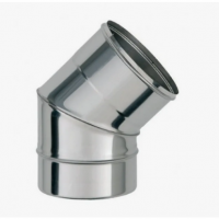 Колено нерж. 45*150 0,8мм AISI 304 ХХХ