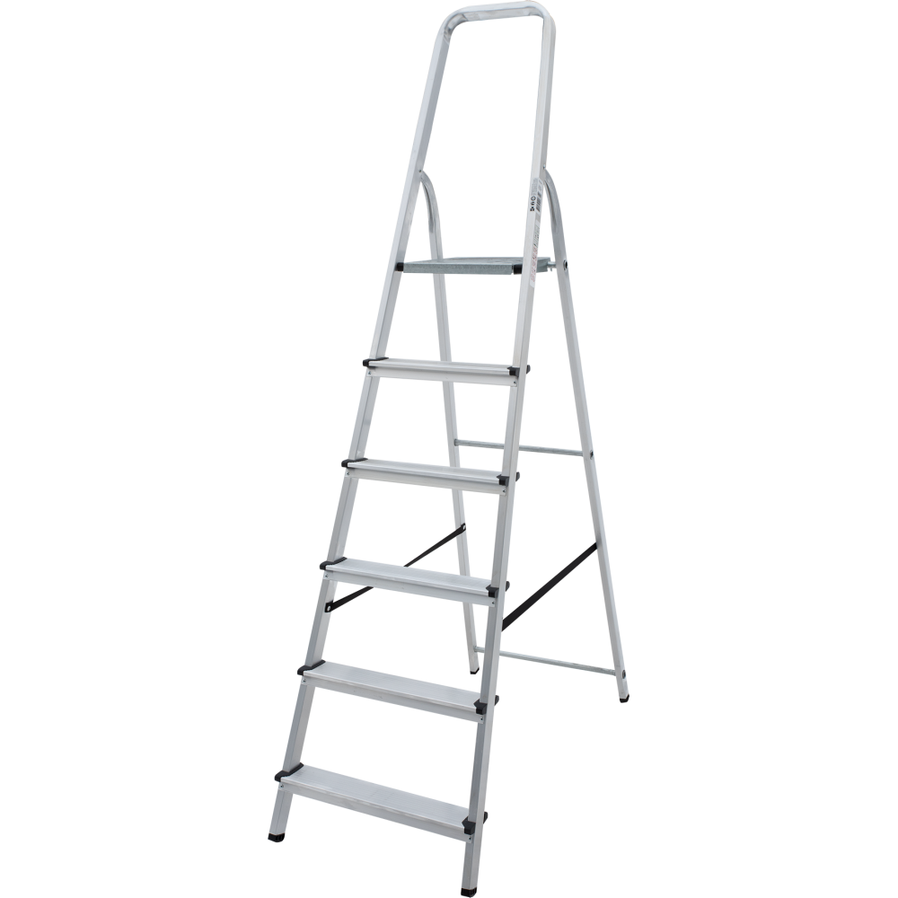 Стремянка алюм. NV 1110, 1х8 ступени 80 мм, 1,7м 1110108