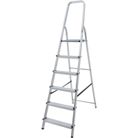 Стремянка алюм. NV 1110, 1х8 ступени 80 мм, 1,7м 1110108