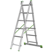 Лестница алюм. NV 2220, 2х6, (Н 1,6-2,64м) 2220206