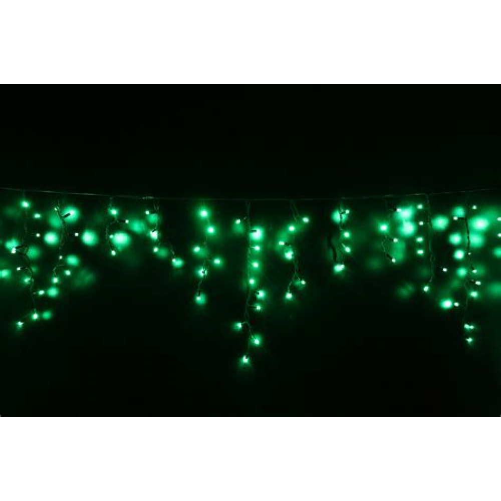 Гирлянда для дома БАХРОМА  48LED IP-20 8 реж. Зеленый 196-081 