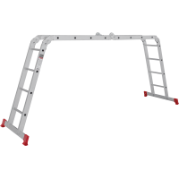 Лестница алюм. трансфор. NV 2320, 4х4, (Н 1,21-4,44м) 2320404