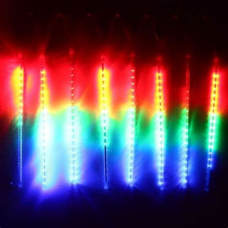 Гирлянда для улицы Бахрома Мерцание 100 ламп LED Белый теплый  IP-54  183-165 АКЦИЯ