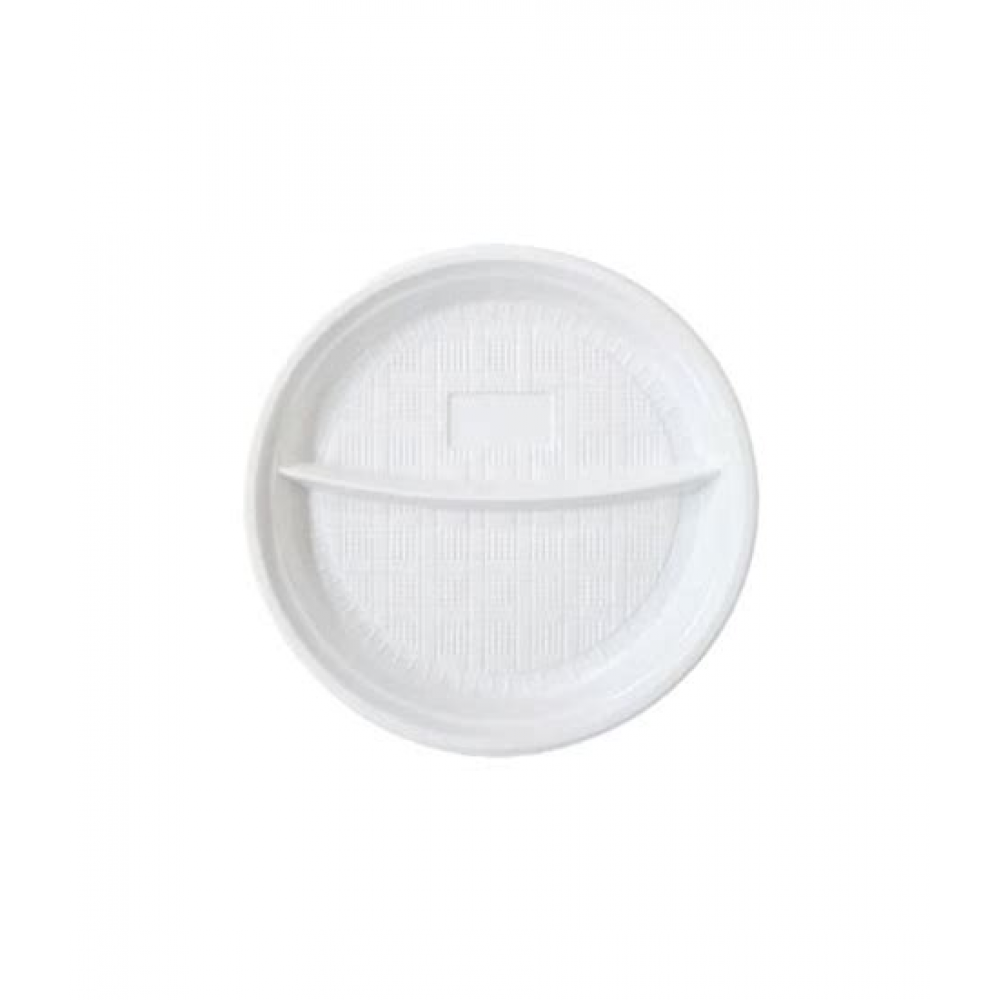 Тарелка 2-секц. белая А10 Тарелка 2-секц. белая А10