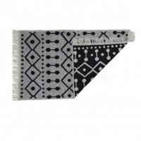 Коврик для ванной KILIM GOLD 60х120 черно-серый 58731