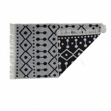 Коврик для ванной KILIM GOLD 60х120 черно-серый 58731
