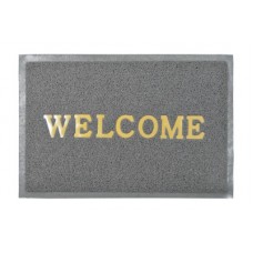 Коврик придверный пористый 40х60 WELCOME серый