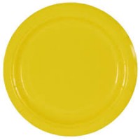 Тарелка 180 бумажная Yellow А50