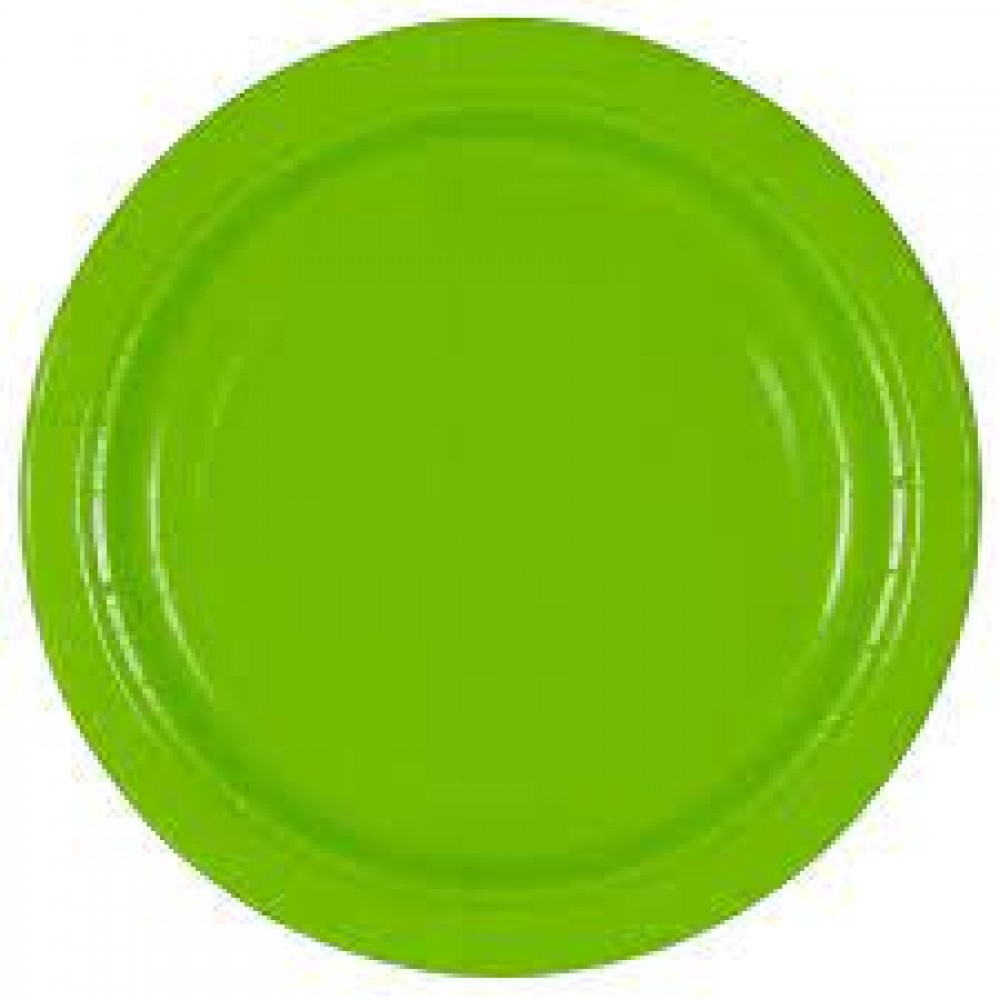 Тарелка 180 бумажная Green А50