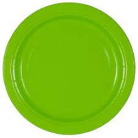 Тарелка 180 бумажная Green А50