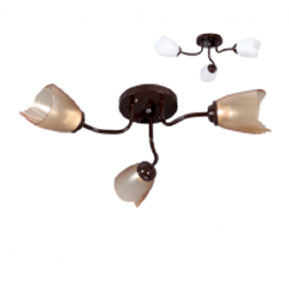 Светильник потолочный 1003/2 коричневый
