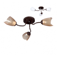 Светильник потолочный 1003/2 коричневый