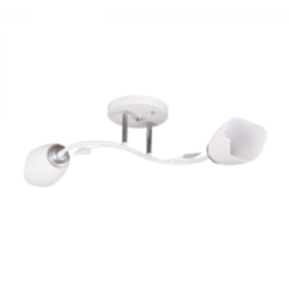 Светильник потолочный 1011/2 белый+хром