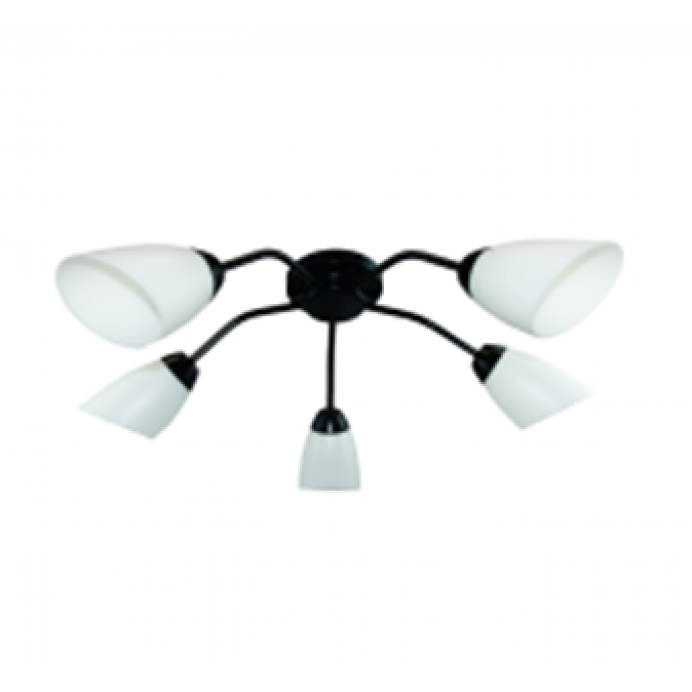 Светильник потолочный 1012/5 черный