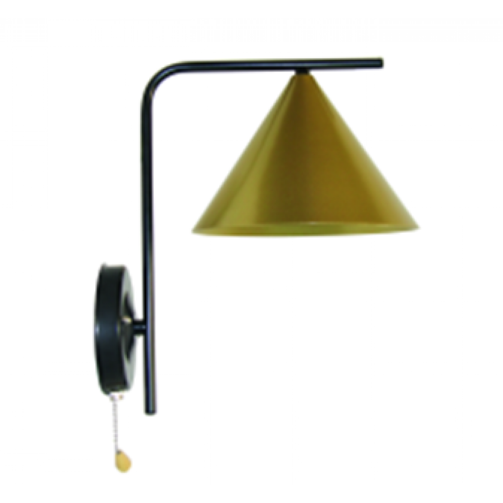 Светильник настенный 1020/1 черный+золото